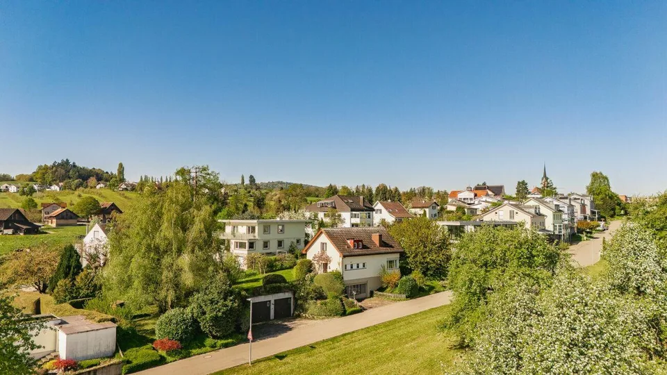 Exklusive Baulandparzelle mit Weitsicht bis zum Bodensee