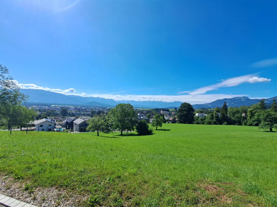 Bauland mit Aussicht auf Altstätten und Rheintal