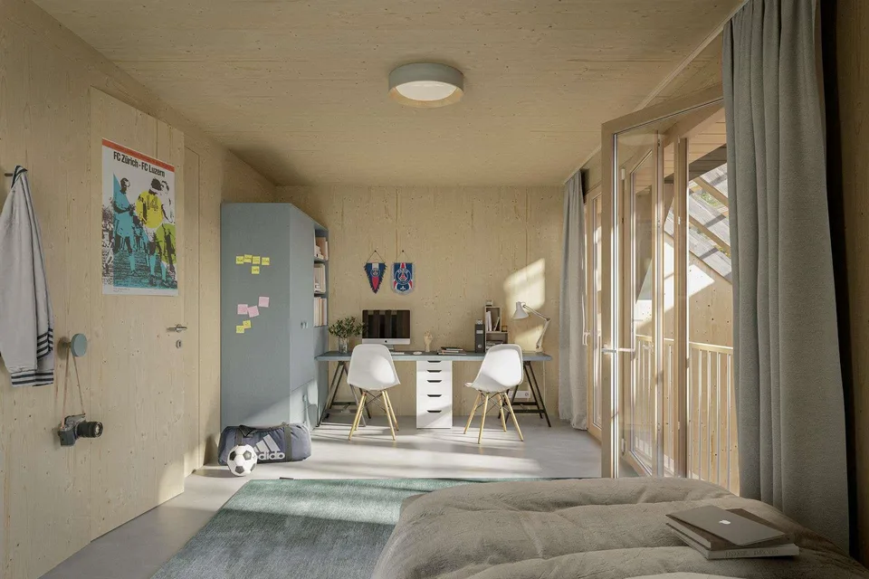"Villigerscheune" 5.5 Zimmer Obergeschoss Wohnung – Foto 6 von 9