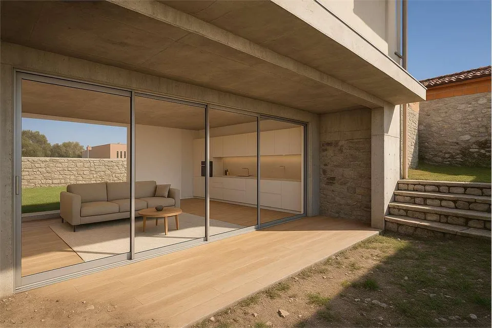 Elegante 3.5 locali MINERGIE-P-ECO con portico e giardino privato