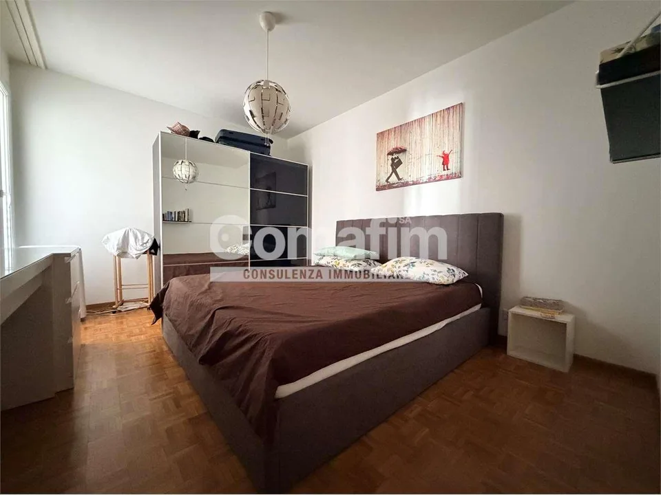 Viganello - Luminoso appartamento di 3.5 locali con ampie terrazze e p – Foto 10 von 13