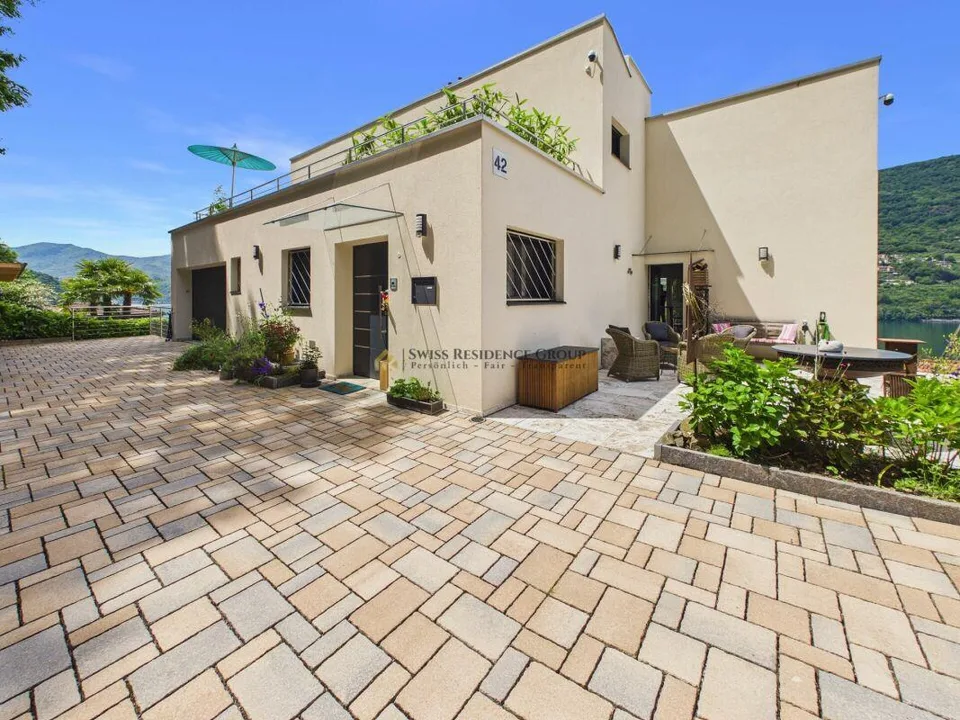 Prestigiosa villa moderna con Spa privata e vista lago a Brusino Ar... – foto 17 di 18