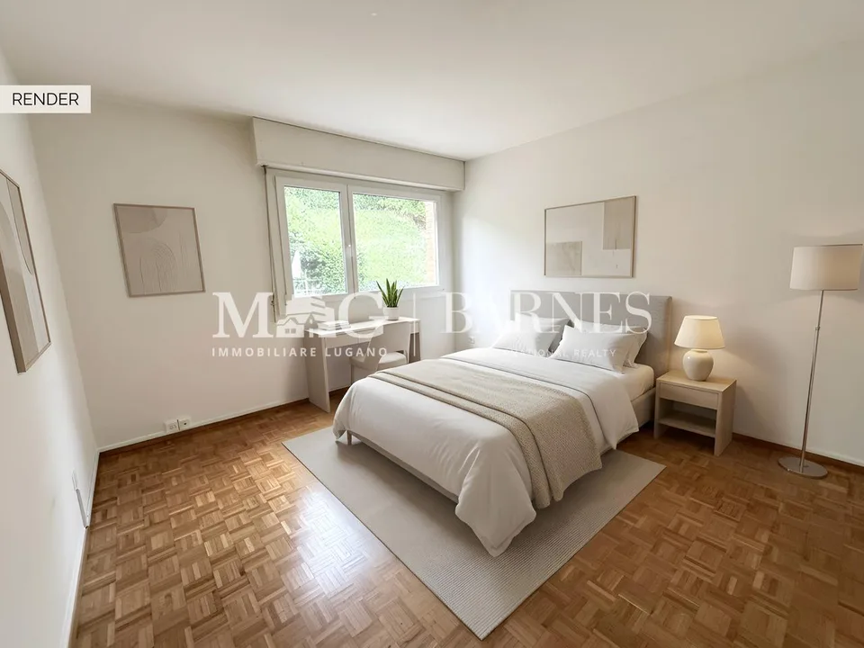 Paradiso: Appartamento 3.5 locali con vista aperta e box privato – photo 6 sur 7