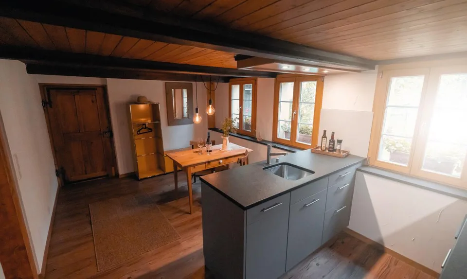 Historisches Bauernhaus mit Ferienwohnung und Bergpanorama
