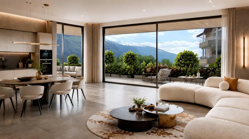 MAGNIFIQUE APPARTEMENT 3.5 PCES A SALQUENEN