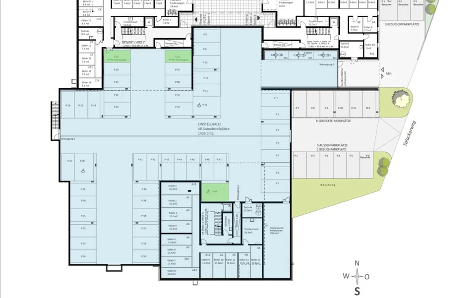 Einstellhallenplätze in Safenwil zu verkaufen
