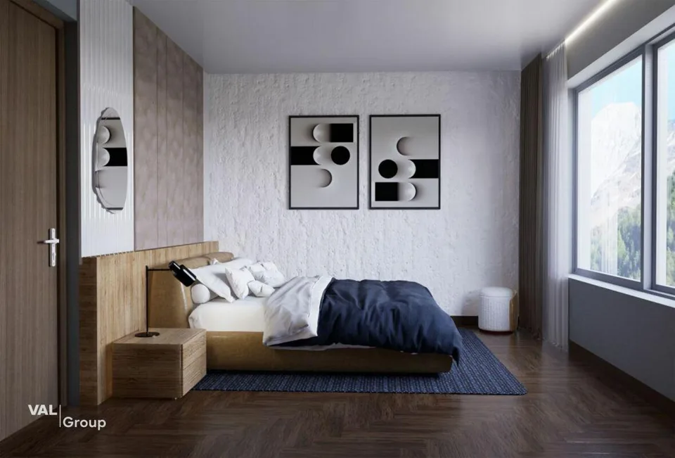 Exklusive Attikwohnung - Wohnen mit alpinem Charme im Tschäggättuhuis