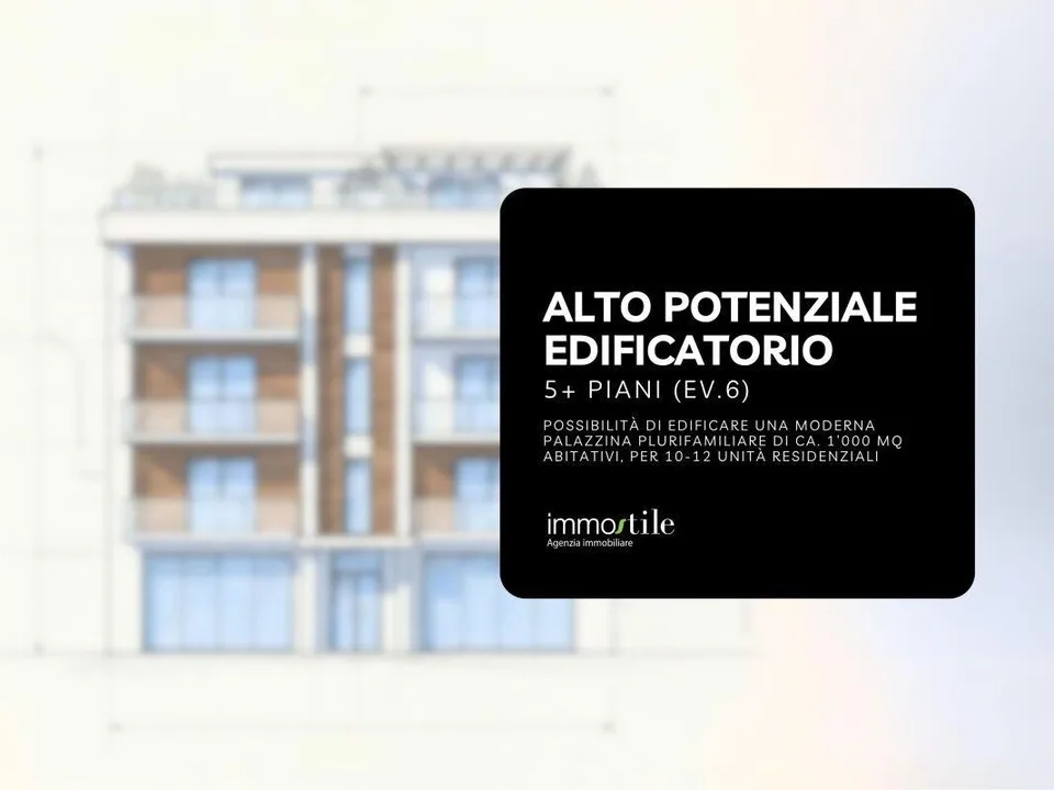 Terreno con alto potenziale edificatorio a Chiasso