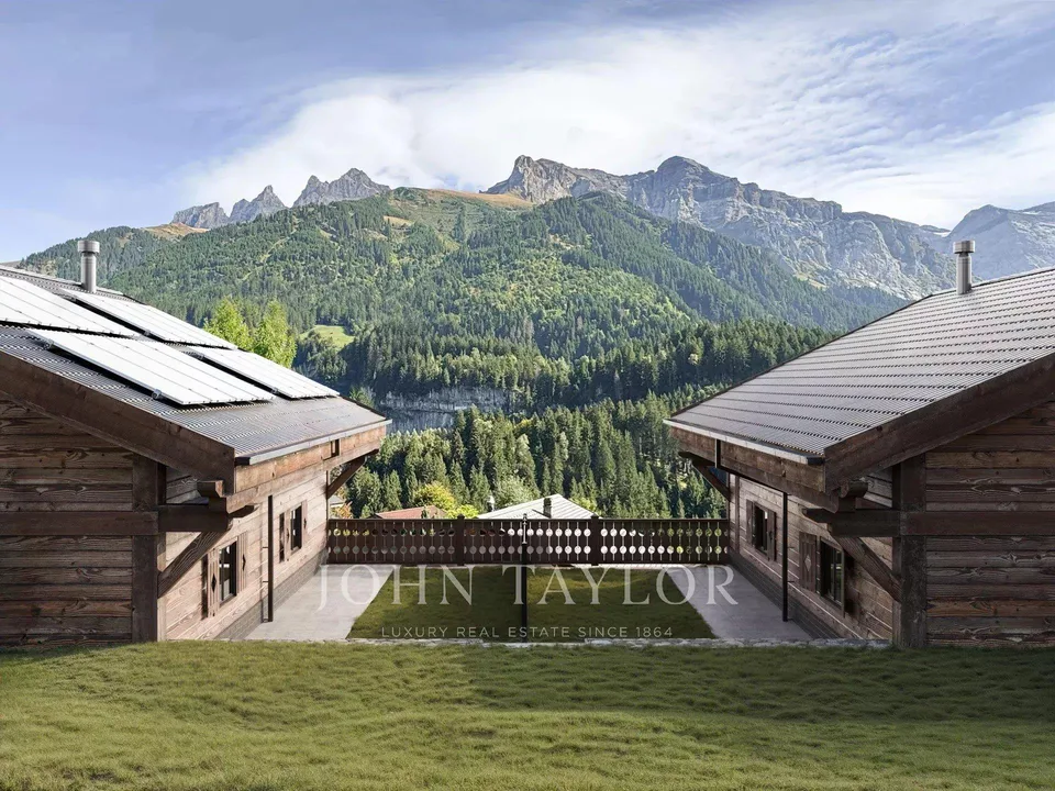 Chalets d'exception à Champéry en vente sur plan (Résidence princip...