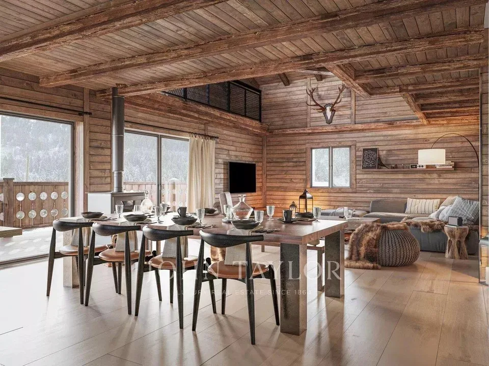 Chalets d'exception à Champéry en vente sur plan (Résidence princip...