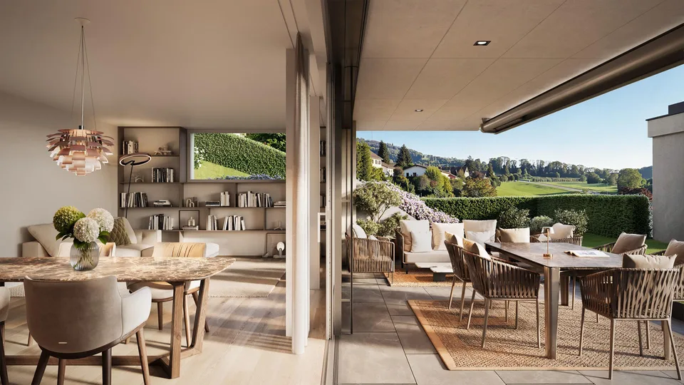 Exklusive Gartenwohnung in privilegierter Südhanglage