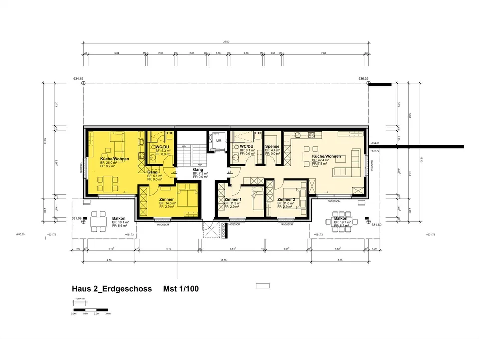 Überbauung am Rain 3½-Zimmerwohnung EG | H2