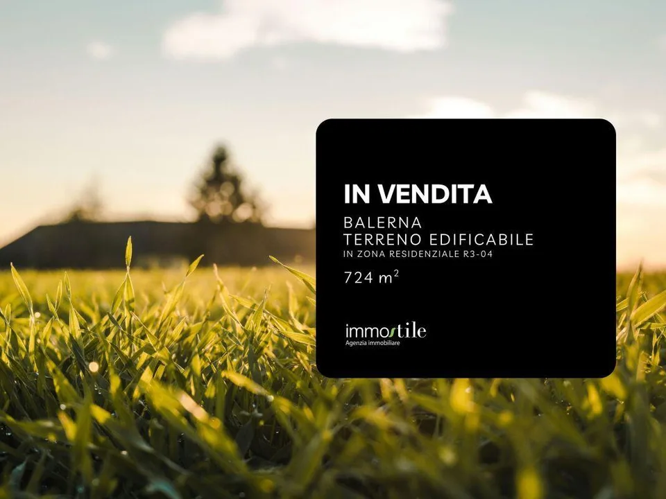 Terreno edificabile di 724 mq a Balerna