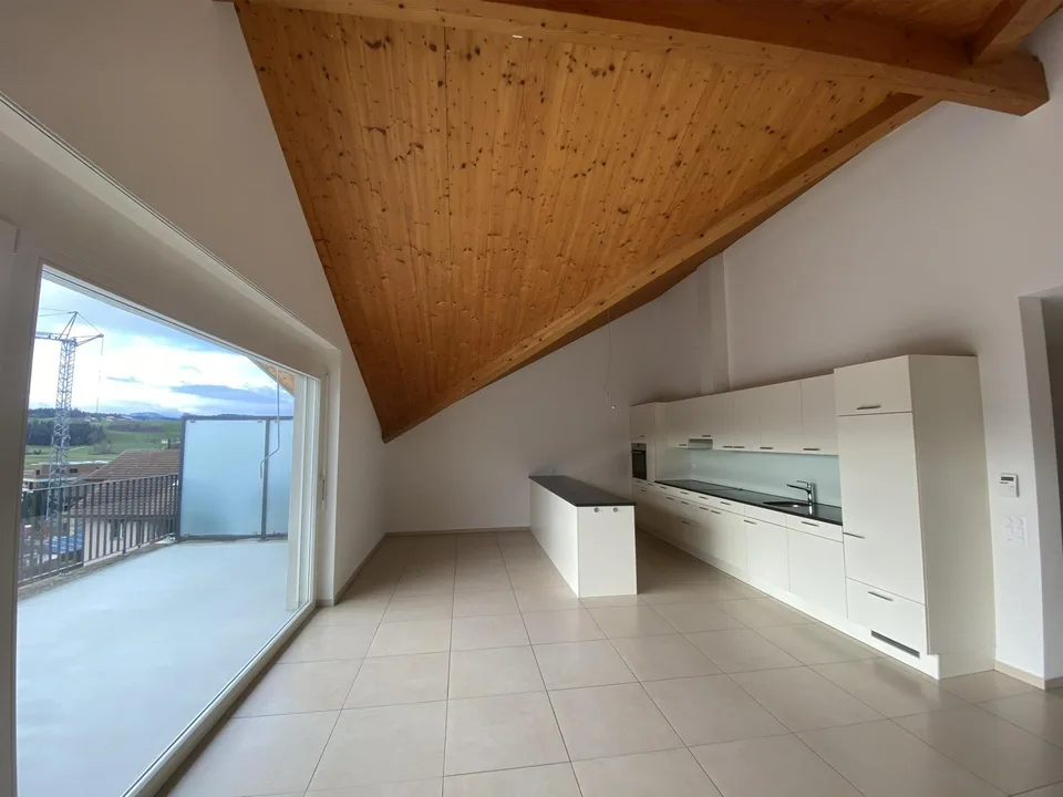 Helle 5.5-Maisonette-Zimmerwohnung in Ruswil