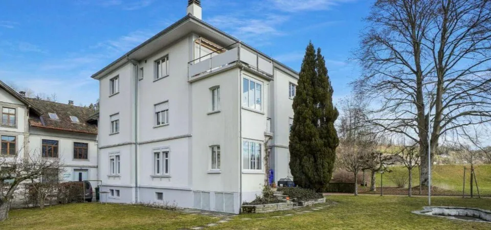 Spannendes Projekt aus Mehrfamilienhaus und grossem Gartenanteil al...