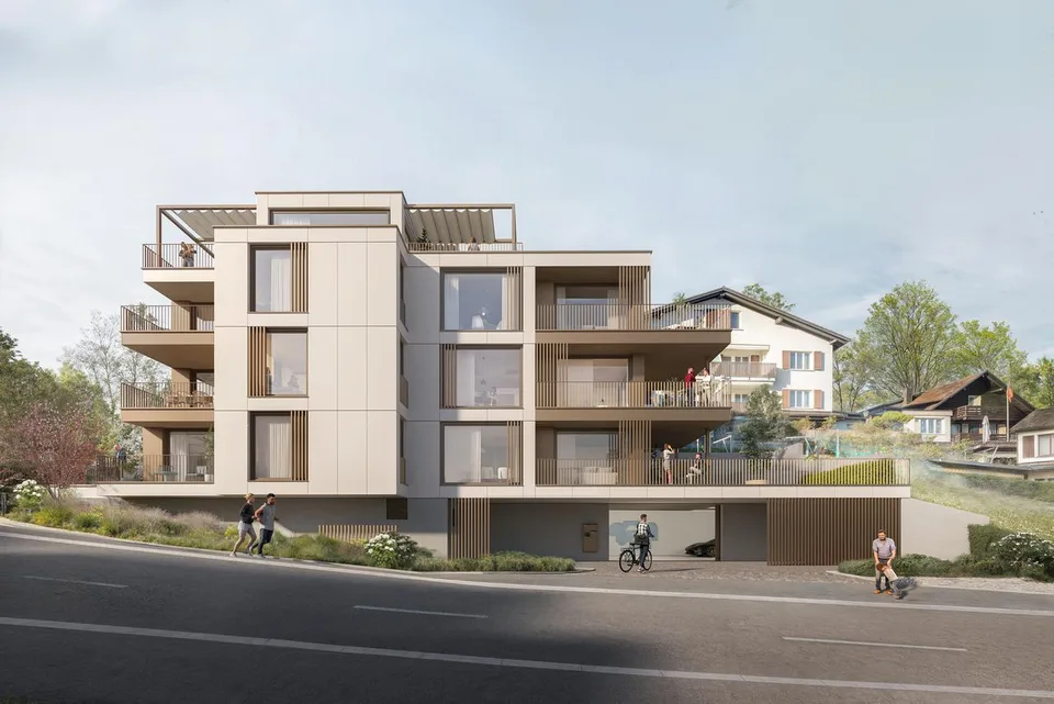 Neubau Résidence Épuré | Exklusive Gartenwohnung