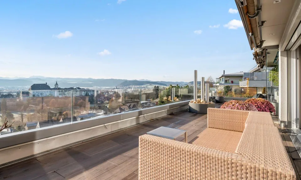 Exklusive Attika-Terrassenwohnung in Wil - Ruhe, Stil und Weitblick – Foto 7 von 20