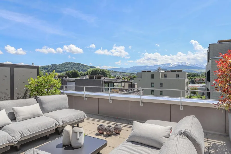 Modernes Reihen-Eck-Einfamilienhaus mit Westgarten,  Dachterrasse u...