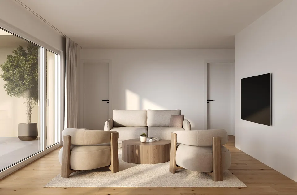 2.5-Zimmer-Gartenwohnung mit viel Privatsphäre und Stauraum