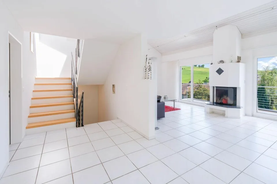 Ruhig Wohnen im Haus mit schönem Weitblick