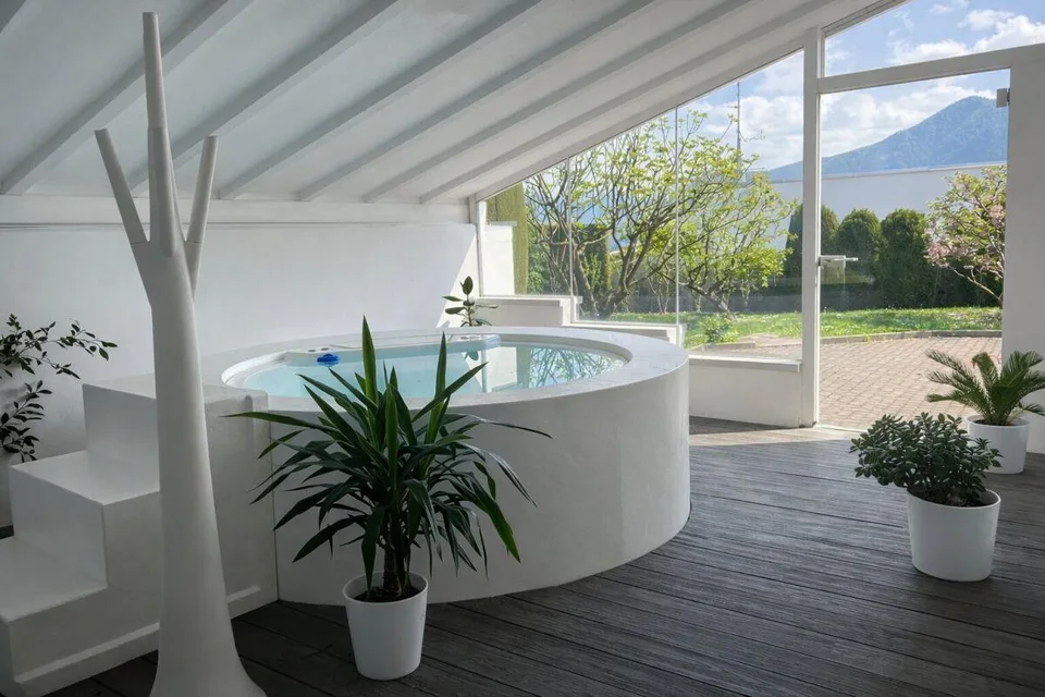 Splendida villa a Carona con vista, giardino e terrazza – Foto 21 von 27