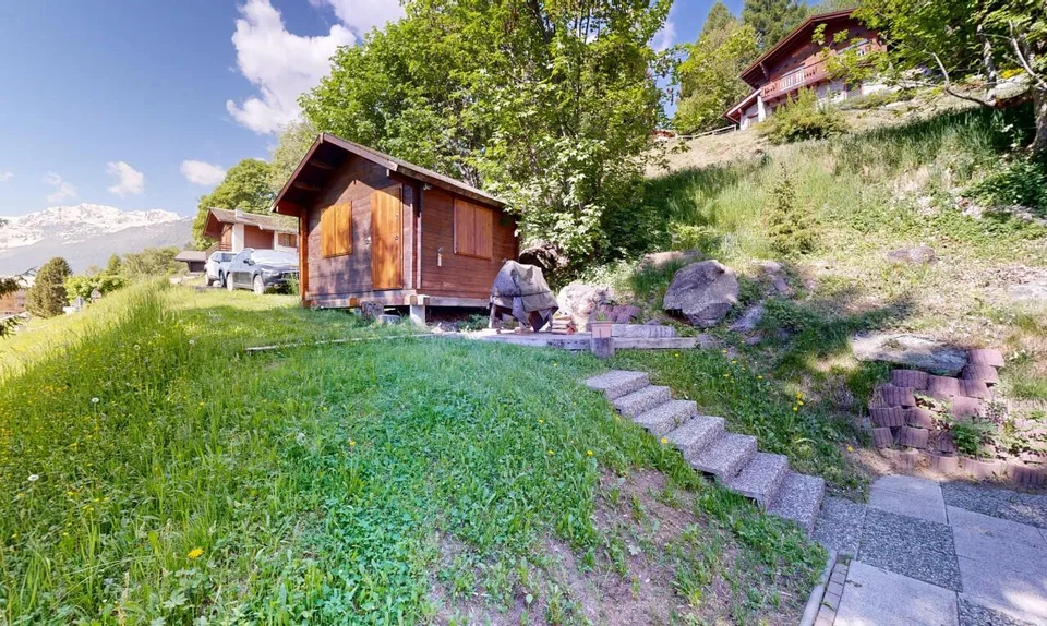 Magnifico chalet di montagna con vista panoramica a Hérémence