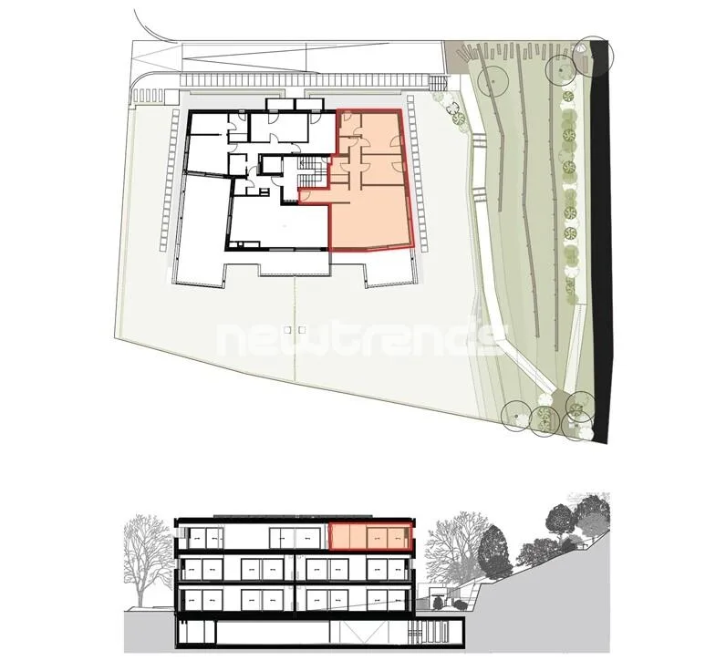 Dachwohnung in Montagnola mit 3,5 Zimmern, Terrasse und freier Sicht. – Foto 19 von 19