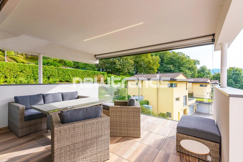 Dachwohnung in Montagnola mit 3,5 Zimmern, Terrasse und freier Sicht. – Foto 14 von 19