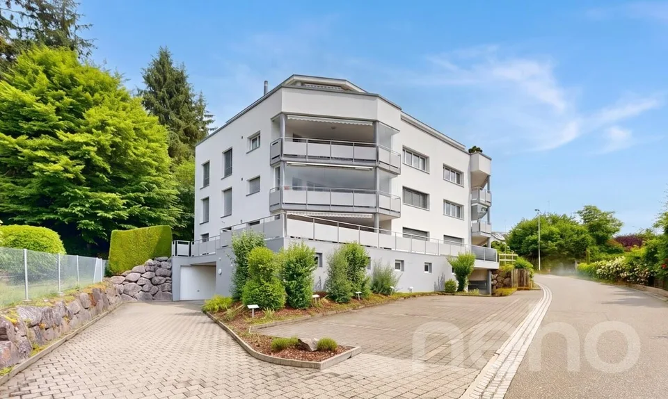 Ein Wohntraum auf einer Ebene: Attika mit Lift in die Wohnung