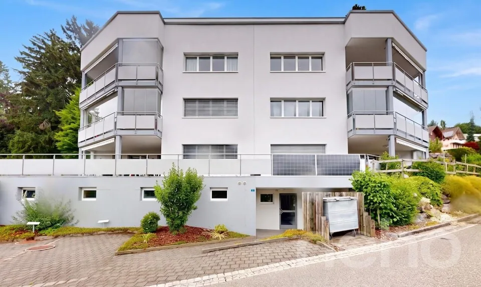 Ein Wohntraum auf einer Ebene: Attika mit Lift in die Wohnung