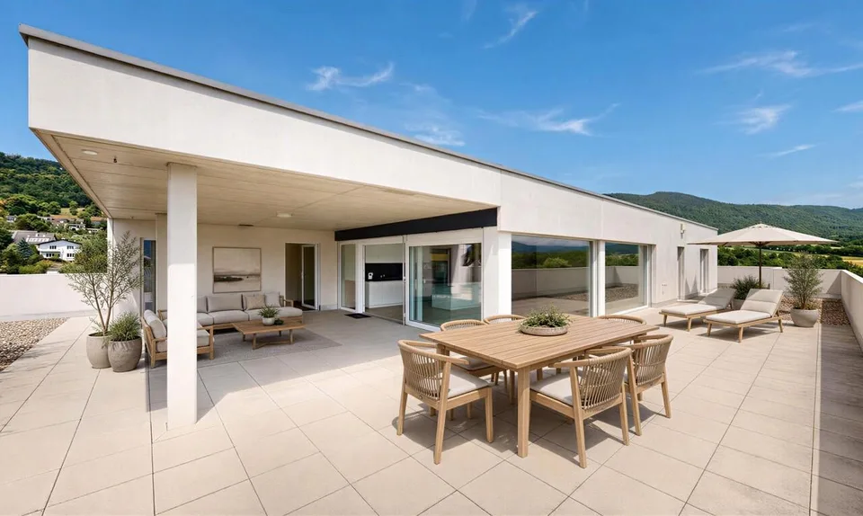 Attique de 4.5 pièces avec grande terrasse panoramique