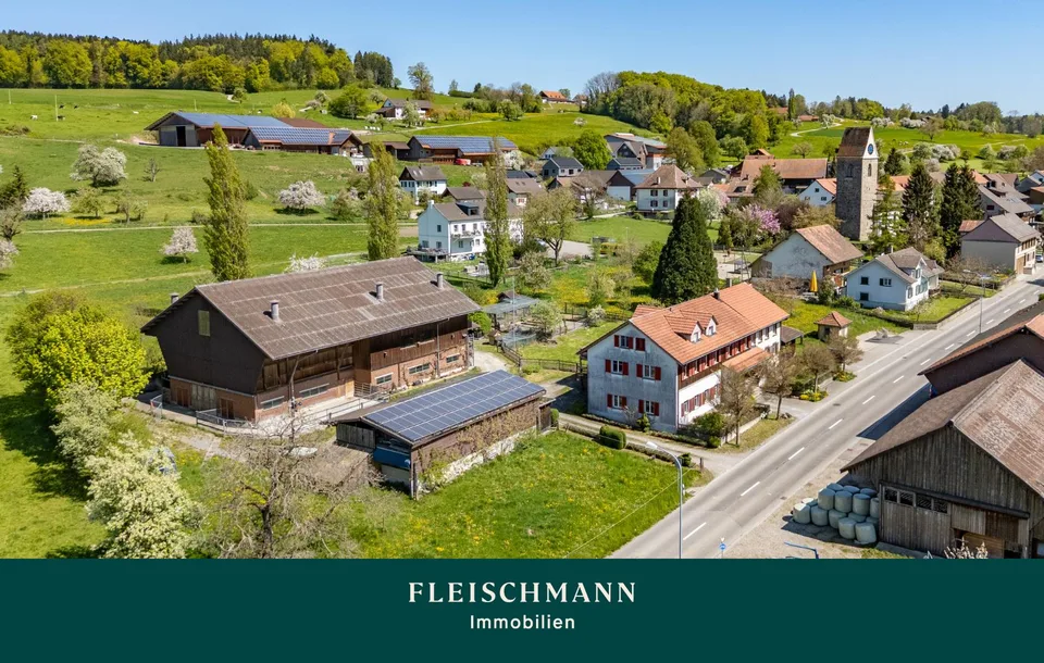 Vielfältiges Landanwesen, 3 Wohneinheiten, Stall & Remisen