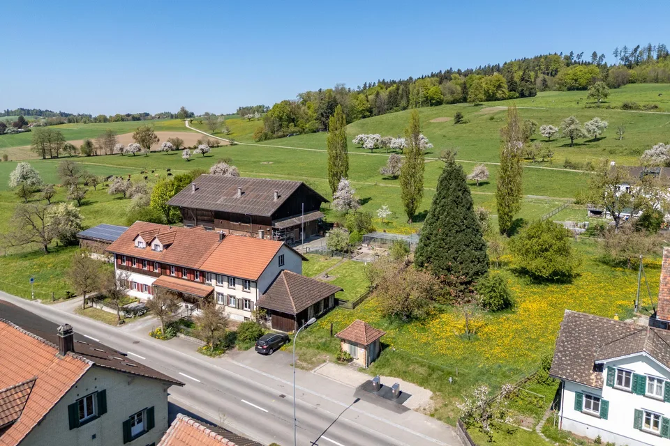 Vielfältiges Landanwesen, 3 Wohneinheiten, Stall & Remisen