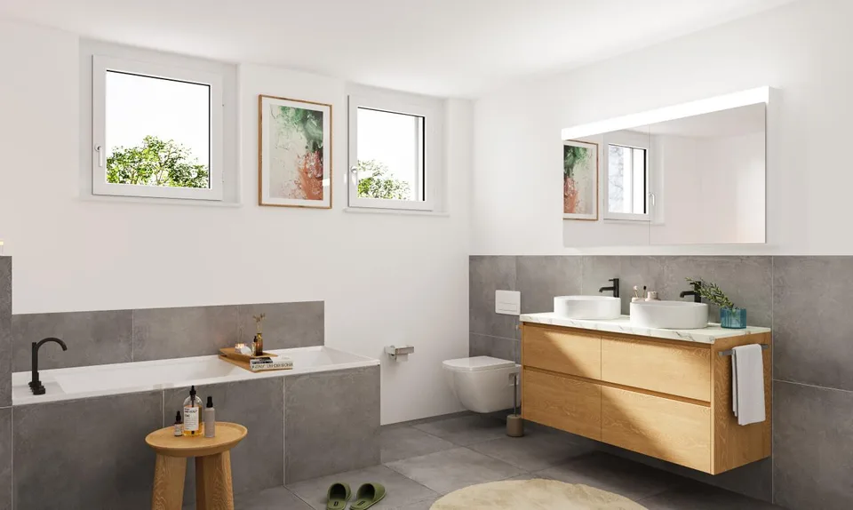Neubau-Doppelhaushälfte mit hochwertigem Ausbau