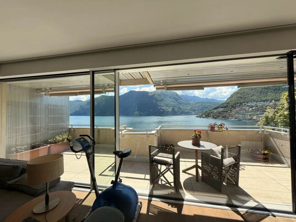 LUGANO - SUPER ATTICO DI RAPPRESENTANZA CON VISTA LAGO - PISCINA CO... – Foto 11 von 15