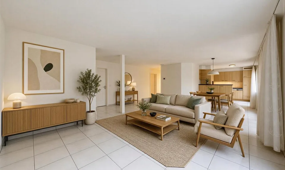 Familienfreundliche 4.5-Zimmerwohnung mit Garten