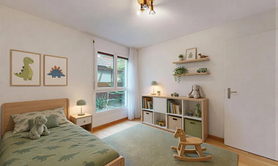 Familienfreundliche 4.5-Zimmerwohnung mit Garten