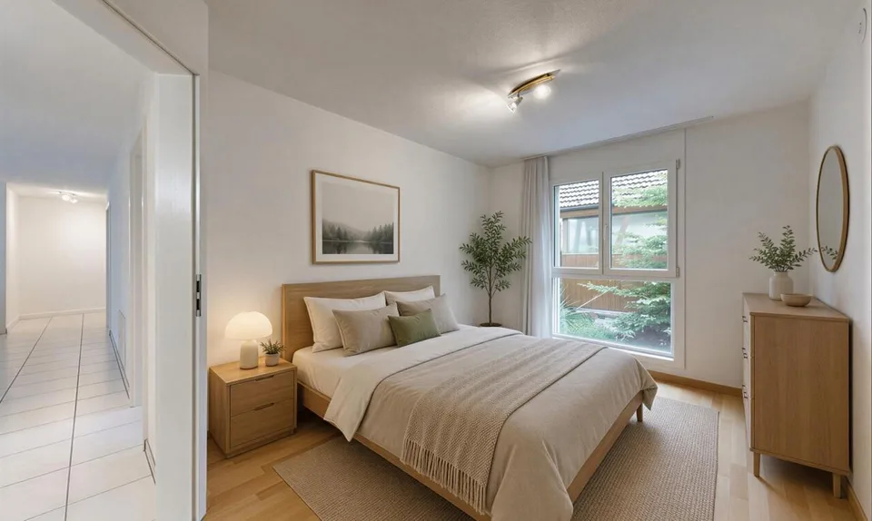 Familienfreundliche 4.5-Zimmerwohnung mit Garten