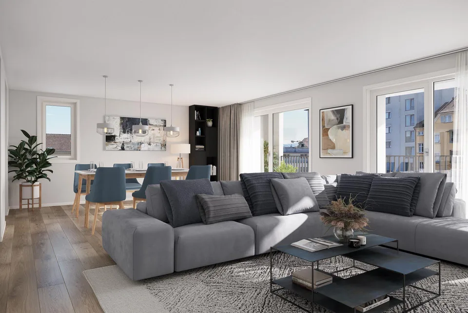 Exklusive 4.5 Zimmer EG Wohnung mit Studio in Birsfelden