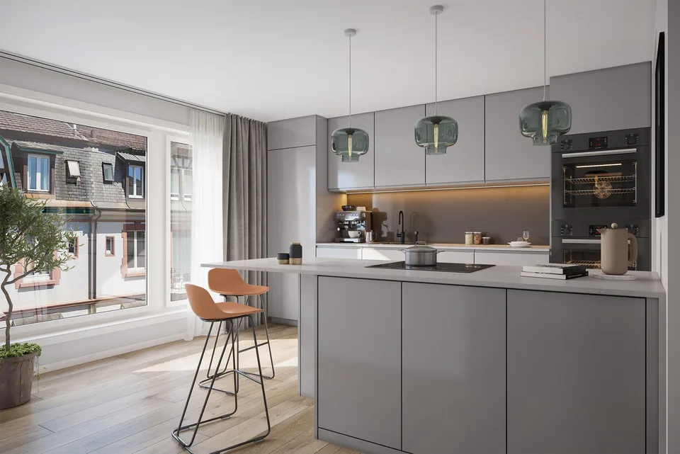 Exklusive 4.5 Zimmer EG Wohnung mit Studio in Birsfelden