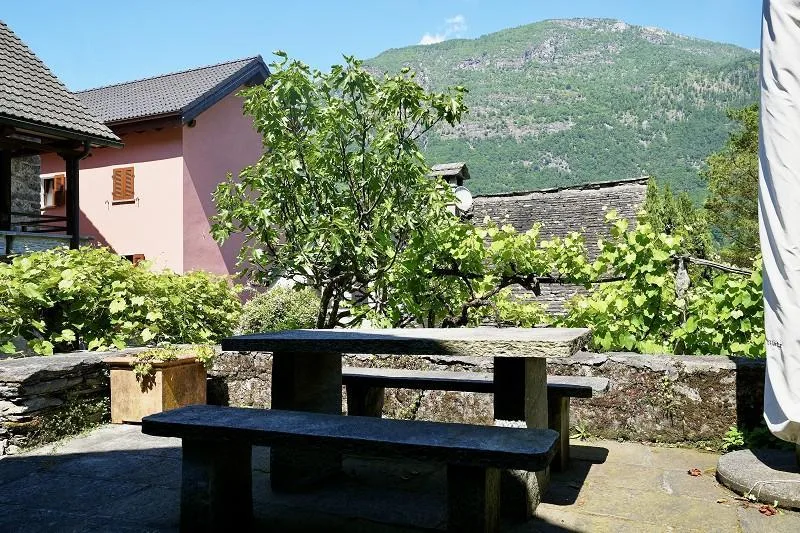 wunderschönes 3 1/2-Zimmer-Rustico mit Granitsteinsitzplatz im Dorf...