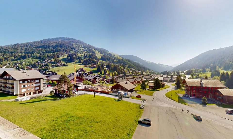 Charmant studio avec balcon et piscine au cœur de Morgins