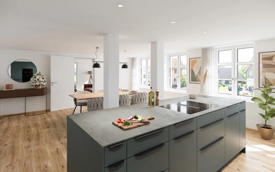 Grosszügige Maisonettewohnung mit Einfamilienhaus-Charakter