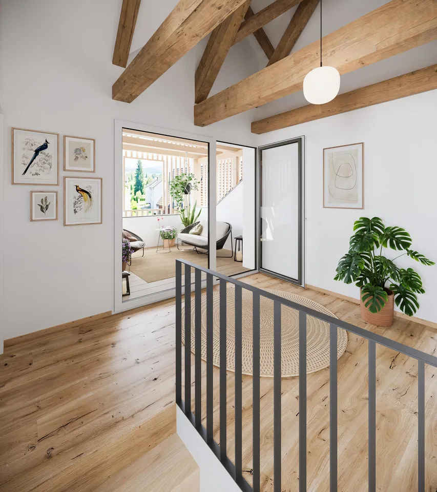 Grosszügige Maisonettewohnung mit Einfamilienhaus-Charakter