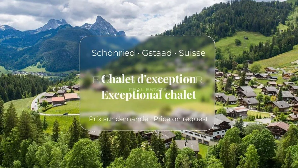 Opportunité rare et unique à Schönried