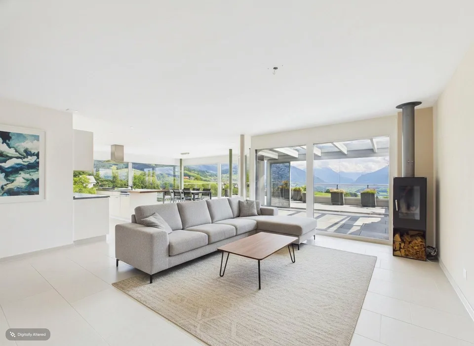 Exklusive Terrassenwohnung an wunderschöner Lage mit freier Sicht a...