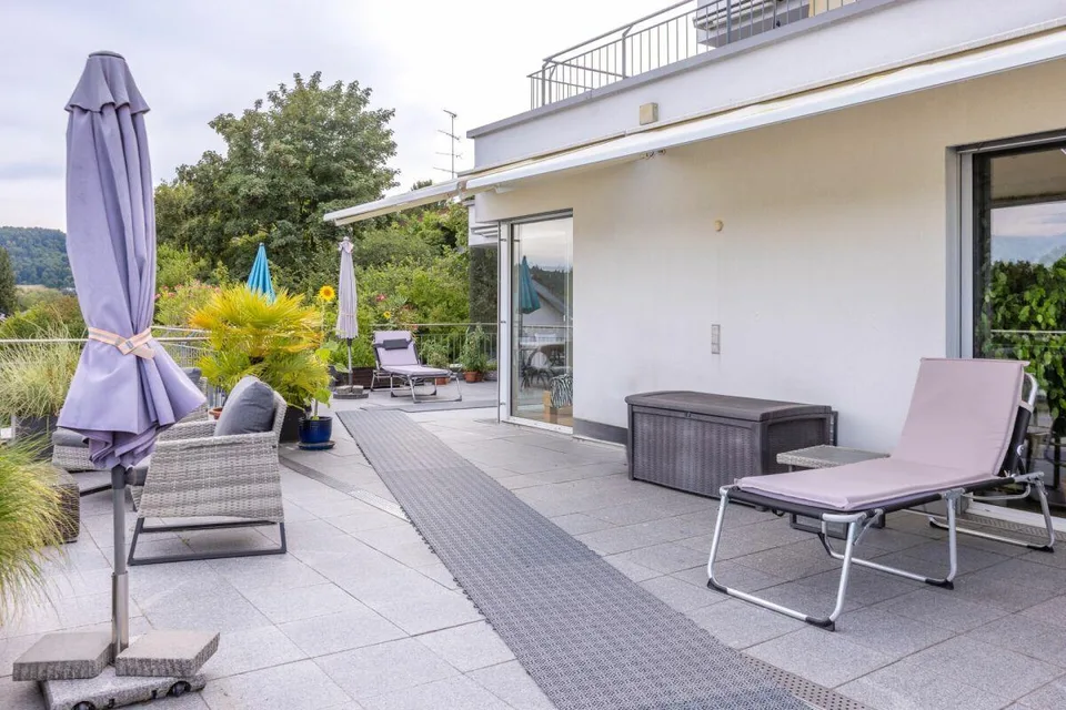 Exklusive 5,5-Zimmer-Terrassenwohnung - Premium-Rheinblick in Büsin... – Foto 10 von 30