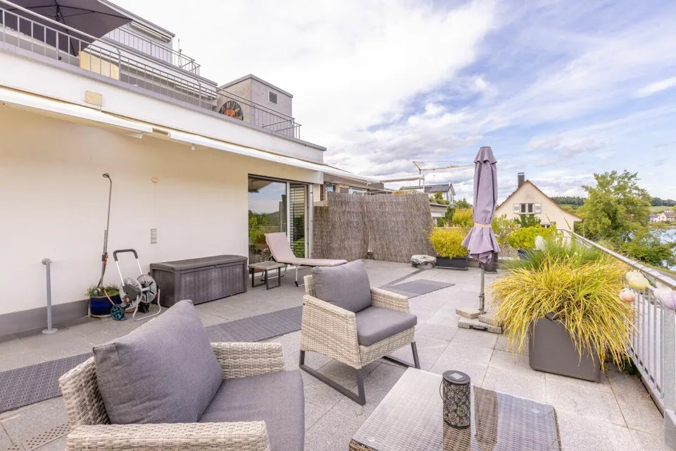 Exklusive 5,5-Zimmer-Terrassenwohnung - Premium-Rheinblick in Büsin... – Foto 8 von 30