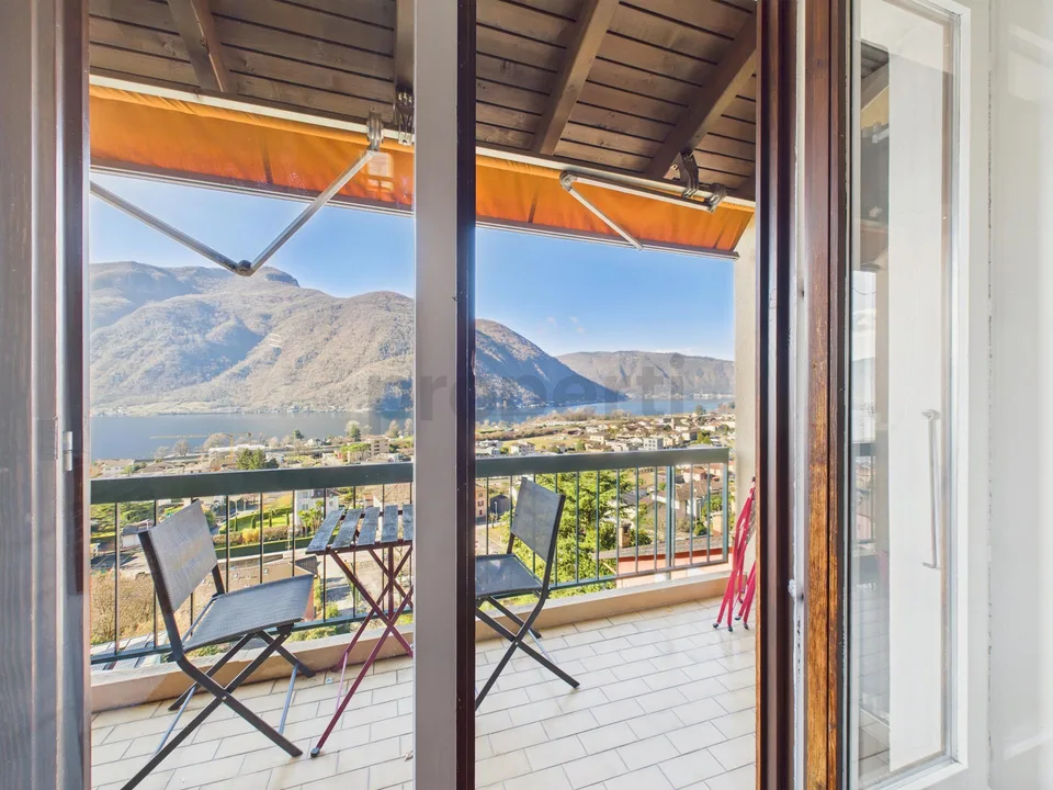 Luminoso appartamento 1.5 locali con balcone a Melano
