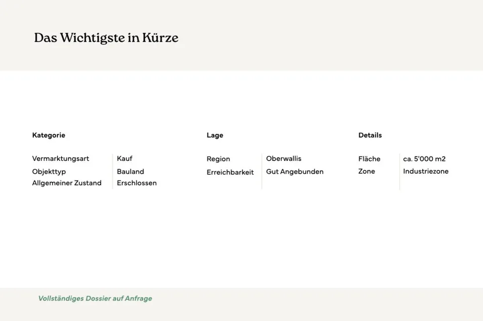 Attraktive Industriebaulandparzelle in Gamsen – Foto 7 von 8